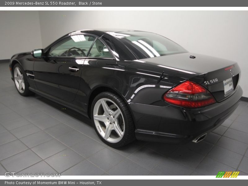 Black / Stone 2009 Mercedes-Benz SL 550 Roadster