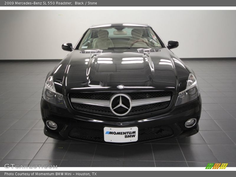 Black / Stone 2009 Mercedes-Benz SL 550 Roadster