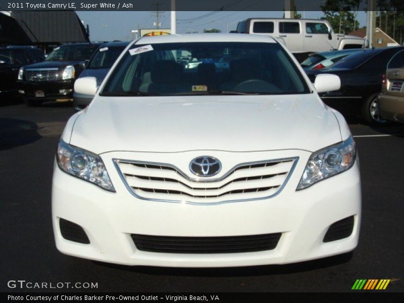 Super White / Ash 2011 Toyota Camry LE