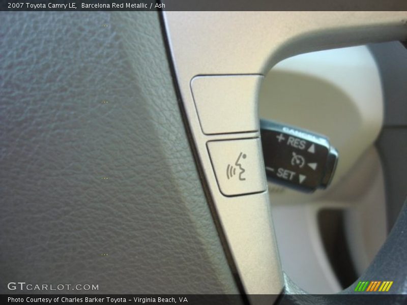 Barcelona Red Metallic / Ash 2007 Toyota Camry LE