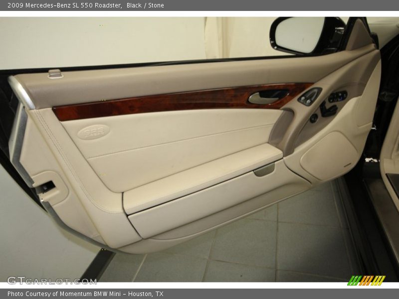 Black / Stone 2009 Mercedes-Benz SL 550 Roadster