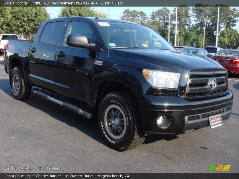 Black / Black 2010 Toyota Tundra TRD Rock Warrior CrewMax 4x4