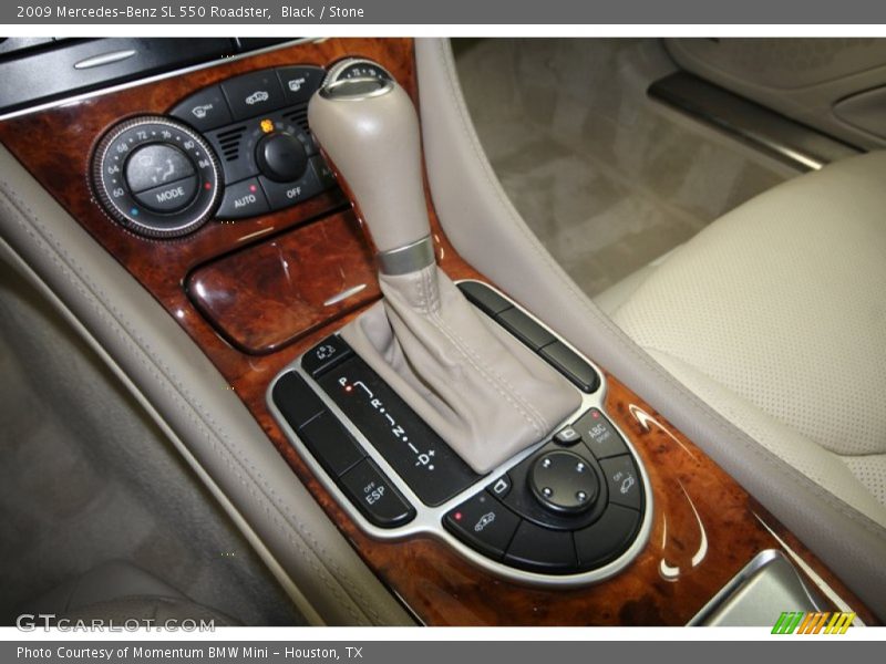 Black / Stone 2009 Mercedes-Benz SL 550 Roadster