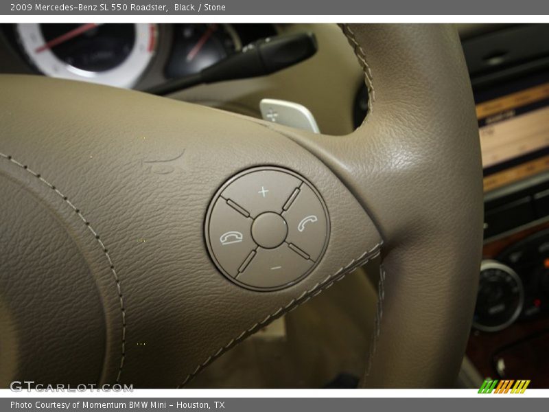 Black / Stone 2009 Mercedes-Benz SL 550 Roadster