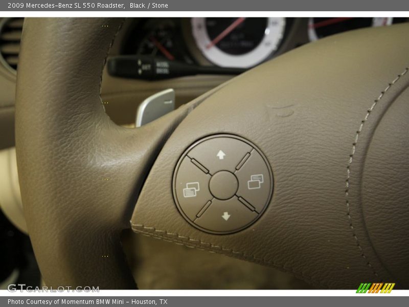 Black / Stone 2009 Mercedes-Benz SL 550 Roadster