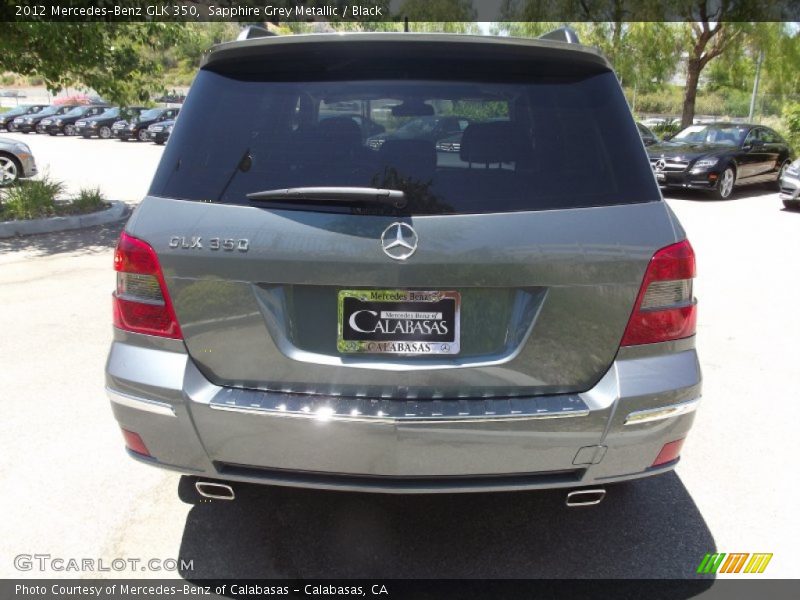 Sapphire Grey Metallic / Black 2012 Mercedes-Benz GLK 350