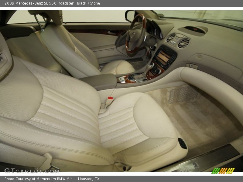 Black / Stone 2009 Mercedes-Benz SL 550 Roadster