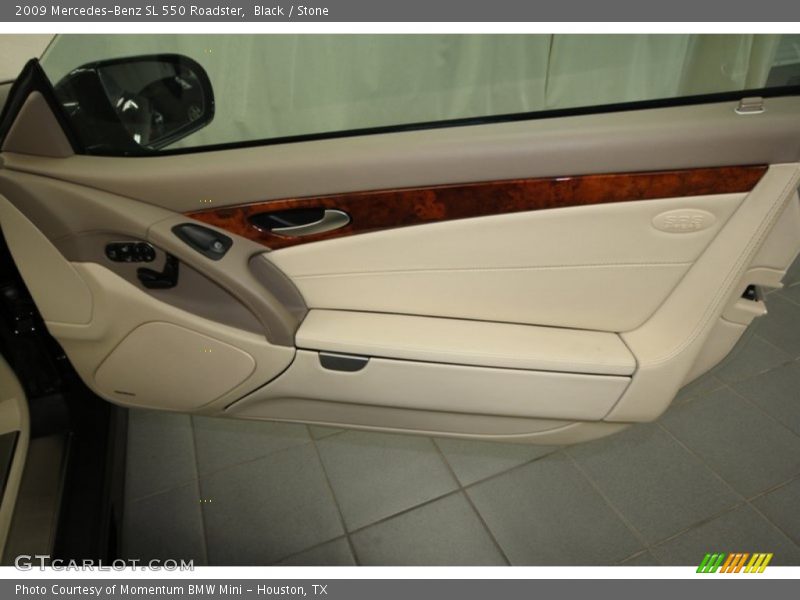 Black / Stone 2009 Mercedes-Benz SL 550 Roadster