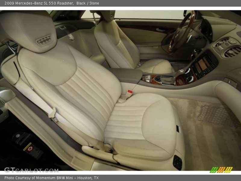 Black / Stone 2009 Mercedes-Benz SL 550 Roadster