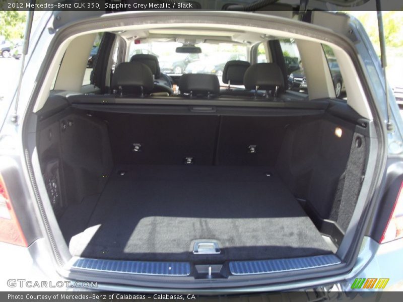 Sapphire Grey Metallic / Black 2012 Mercedes-Benz GLK 350