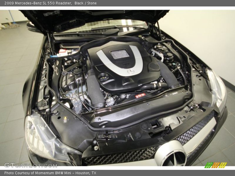 Black / Stone 2009 Mercedes-Benz SL 550 Roadster