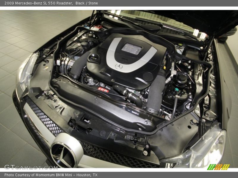 Black / Stone 2009 Mercedes-Benz SL 550 Roadster