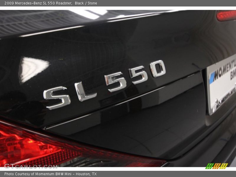 Black / Stone 2009 Mercedes-Benz SL 550 Roadster