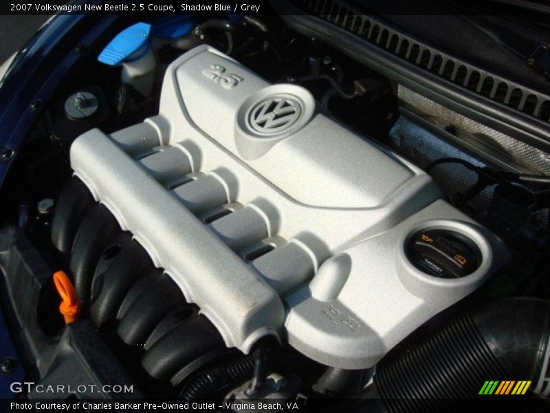 Shadow Blue / Grey 2007 Volkswagen New Beetle 2.5 Coupe