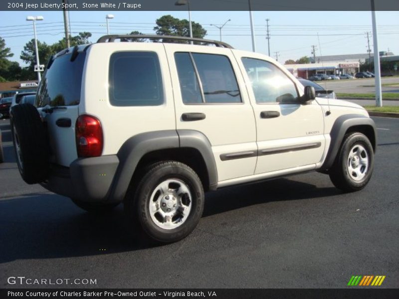 Stone White / Taupe 2004 Jeep Liberty Sport