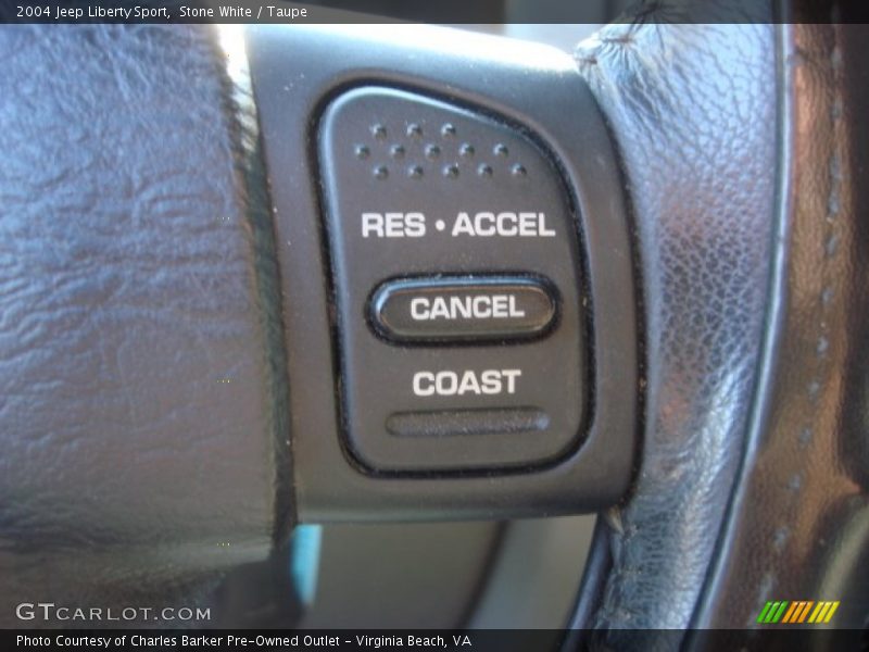 Stone White / Taupe 2004 Jeep Liberty Sport