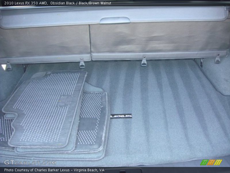 Obsidian Black / Black/Brown Walnut 2010 Lexus RX 350 AWD