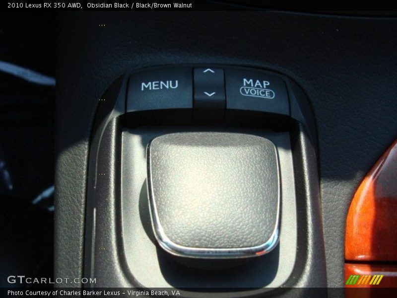 Obsidian Black / Black/Brown Walnut 2010 Lexus RX 350 AWD