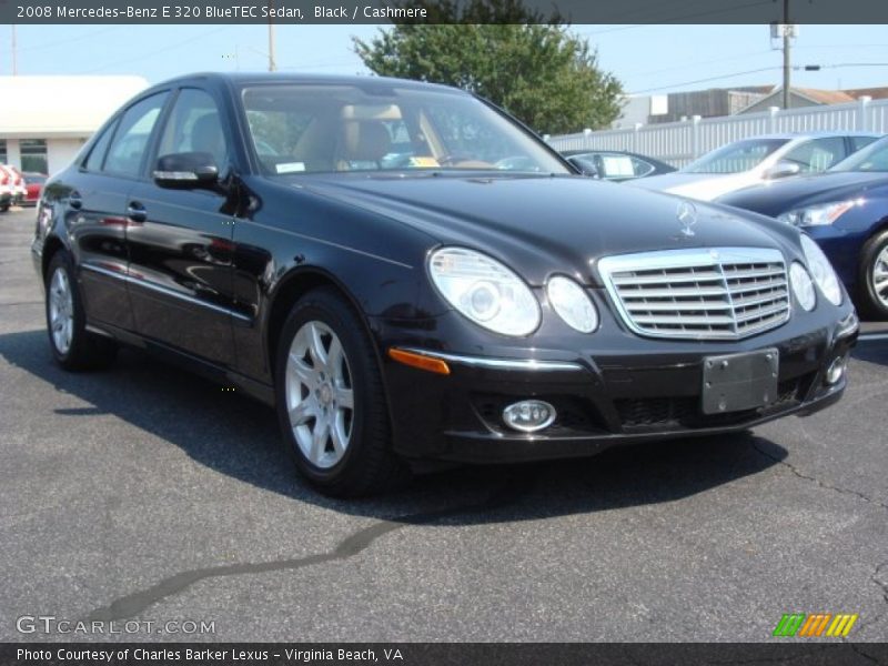 Black / Cashmere 2008 Mercedes-Benz E 320 BlueTEC Sedan