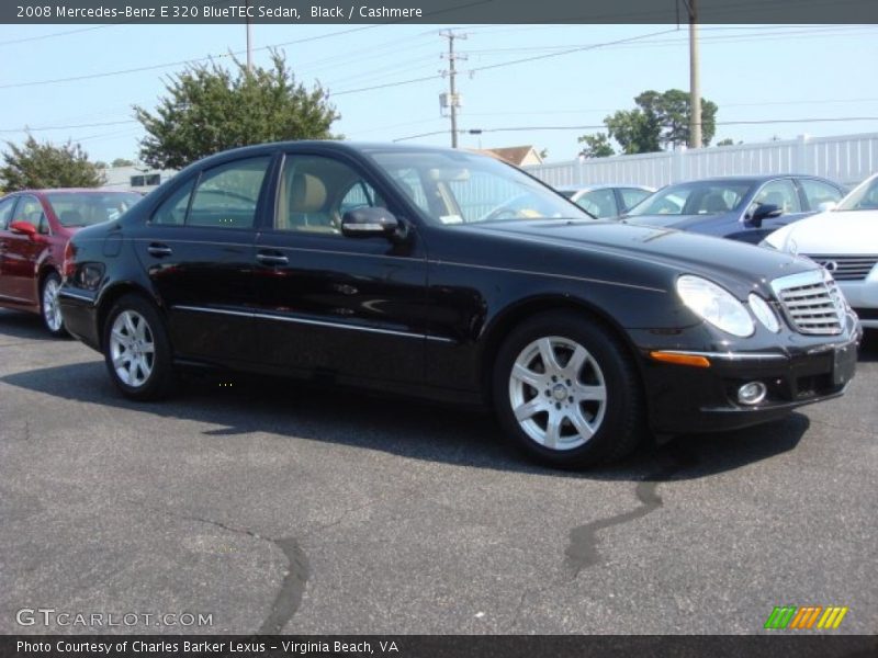 Black / Cashmere 2008 Mercedes-Benz E 320 BlueTEC Sedan