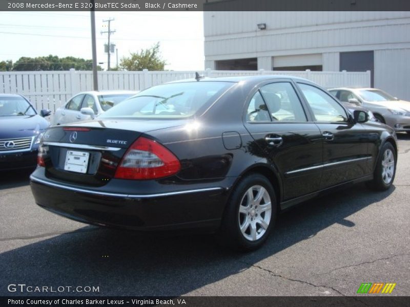 Black / Cashmere 2008 Mercedes-Benz E 320 BlueTEC Sedan