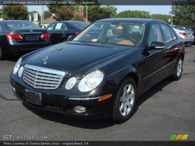 Black / Cashmere 2008 Mercedes-Benz E 320 BlueTEC Sedan