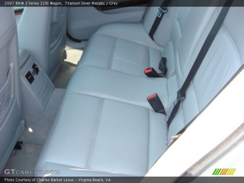 Titanium Silver Metallic / Grey 2007 BMW 3 Series 328i Wagon