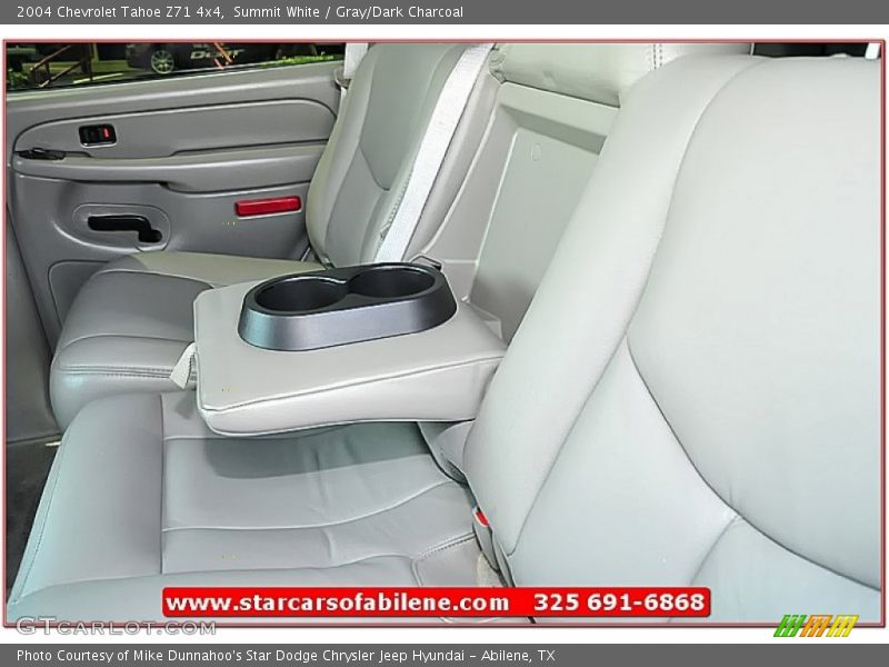 Summit White / Gray/Dark Charcoal 2004 Chevrolet Tahoe Z71 4x4
