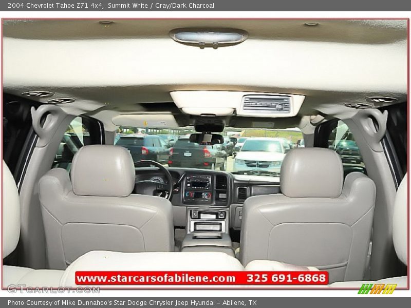 Summit White / Gray/Dark Charcoal 2004 Chevrolet Tahoe Z71 4x4