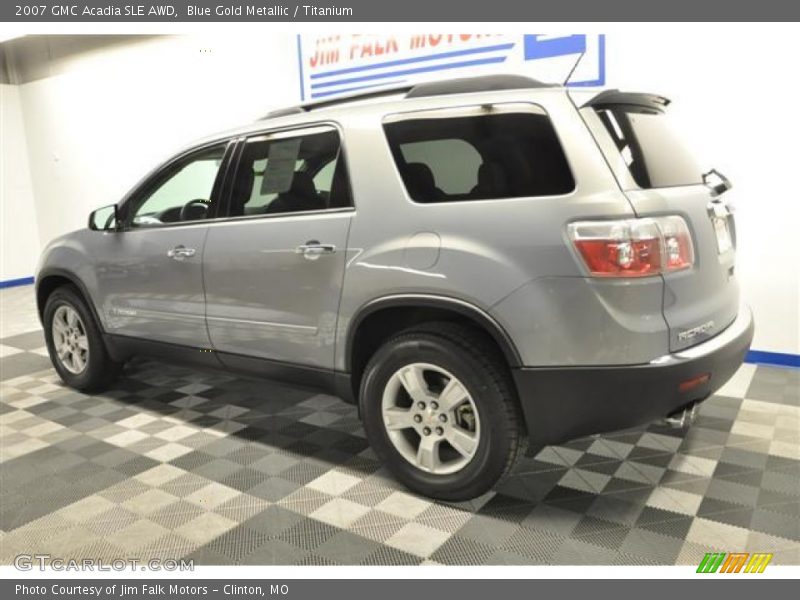 Blue Gold Metallic / Titanium 2007 GMC Acadia SLE AWD