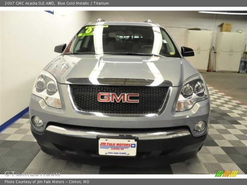 Blue Gold Metallic / Titanium 2007 GMC Acadia SLE AWD