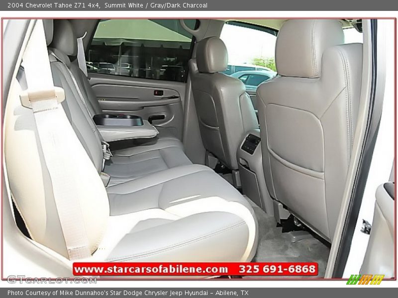 Summit White / Gray/Dark Charcoal 2004 Chevrolet Tahoe Z71 4x4