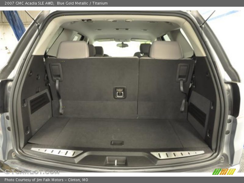 Blue Gold Metallic / Titanium 2007 GMC Acadia SLE AWD