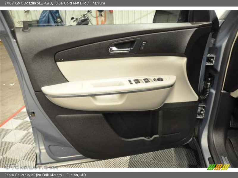 Blue Gold Metallic / Titanium 2007 GMC Acadia SLE AWD