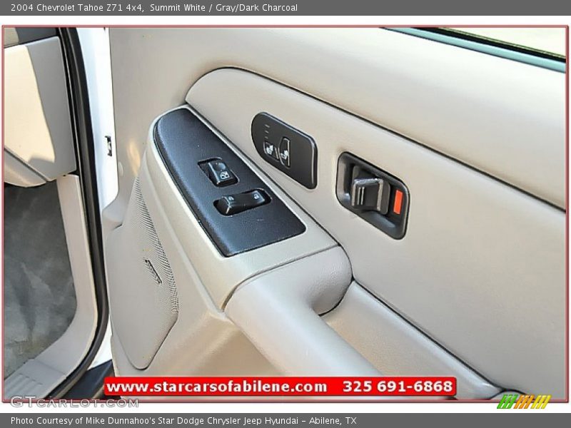 Summit White / Gray/Dark Charcoal 2004 Chevrolet Tahoe Z71 4x4