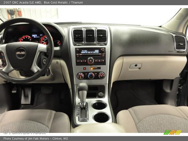 Blue Gold Metallic / Titanium 2007 GMC Acadia SLE AWD
