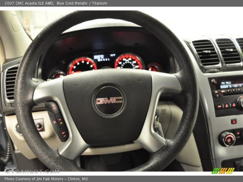 Blue Gold Metallic / Titanium 2007 GMC Acadia SLE AWD