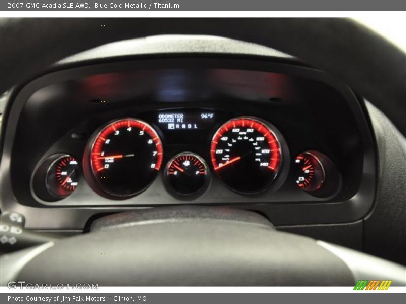 Blue Gold Metallic / Titanium 2007 GMC Acadia SLE AWD