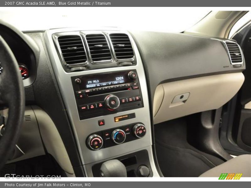 Blue Gold Metallic / Titanium 2007 GMC Acadia SLE AWD