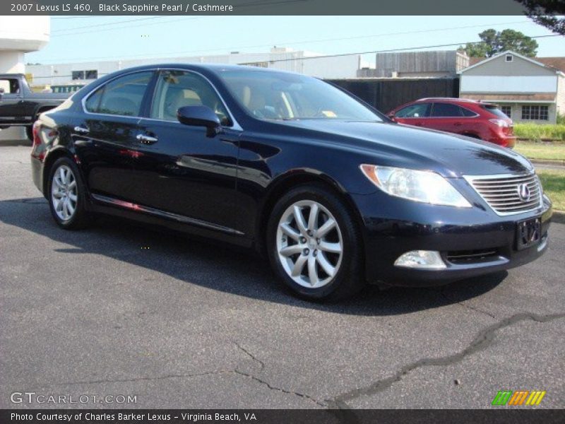 Black Sapphire Pearl / Cashmere 2007 Lexus LS 460