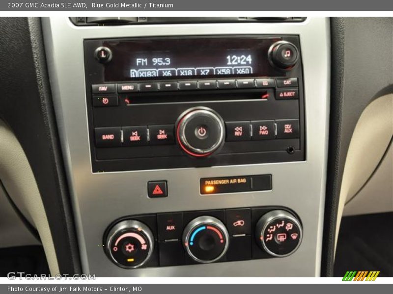 Blue Gold Metallic / Titanium 2007 GMC Acadia SLE AWD