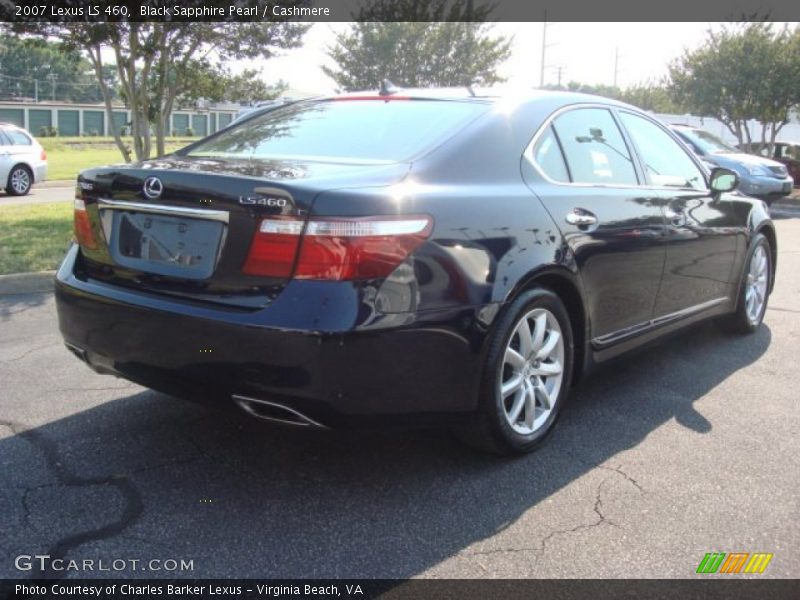 Black Sapphire Pearl / Cashmere 2007 Lexus LS 460