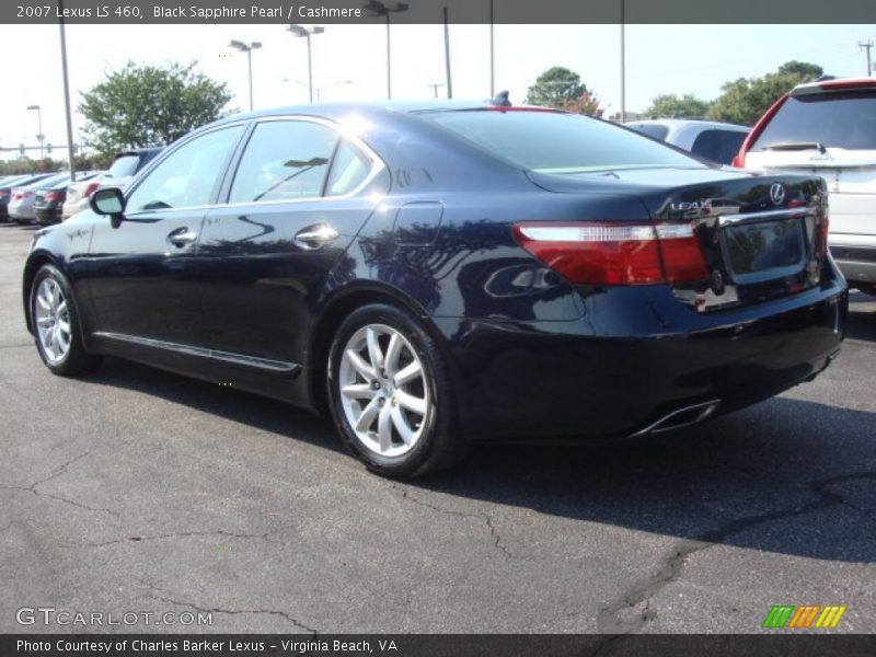 Black Sapphire Pearl / Cashmere 2007 Lexus LS 460