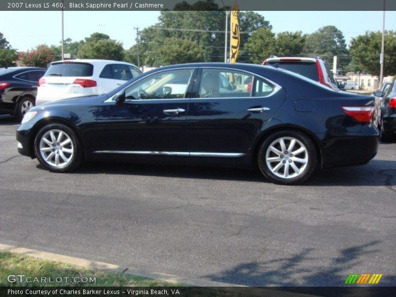 Black Sapphire Pearl / Cashmere 2007 Lexus LS 460