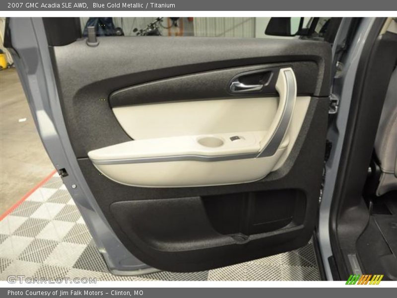 Blue Gold Metallic / Titanium 2007 GMC Acadia SLE AWD