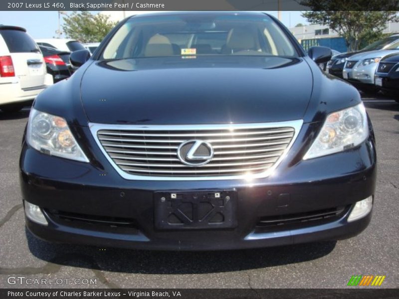 Black Sapphire Pearl / Cashmere 2007 Lexus LS 460