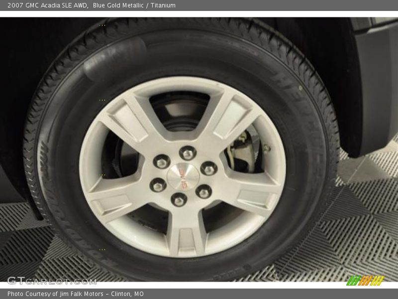 Blue Gold Metallic / Titanium 2007 GMC Acadia SLE AWD