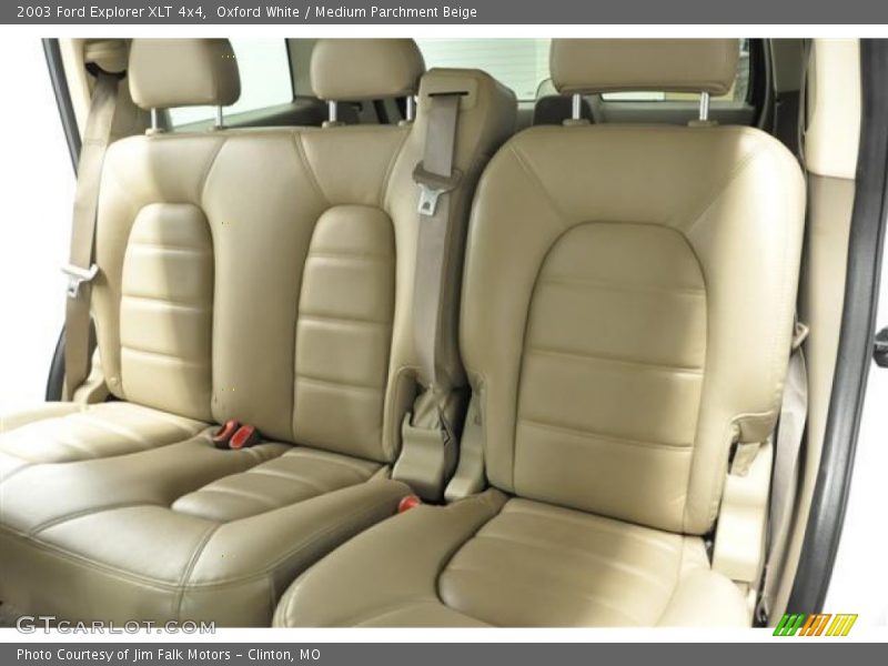 Oxford White / Medium Parchment Beige 2003 Ford Explorer XLT 4x4