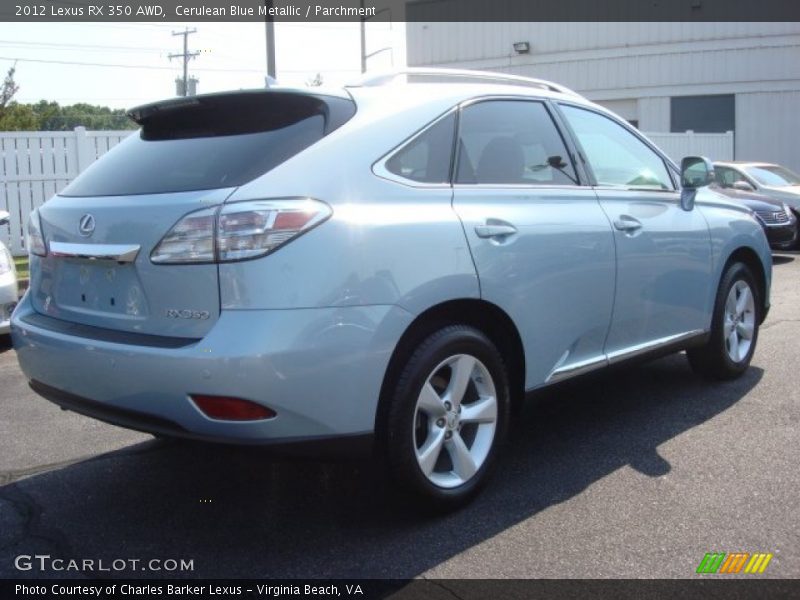Cerulean Blue Metallic / Parchment 2012 Lexus RX 350 AWD