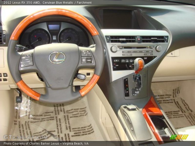 Cerulean Blue Metallic / Parchment 2012 Lexus RX 350 AWD